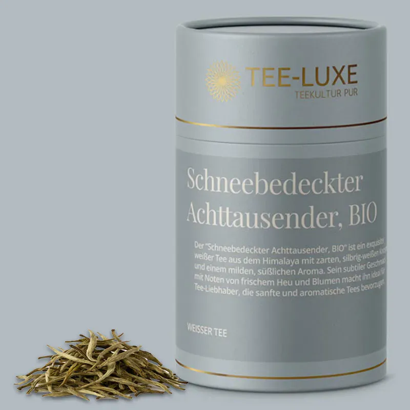 Weisser Tee - Schneebedeckter Achttausender, BIO - 125 g - Verpackung mit losem Tee