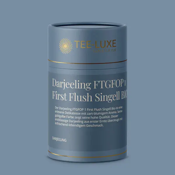 Schwarzer Tee - Darjeeling FTGFOP 1 First Flush Singell BIO - 75 g - Verpackung