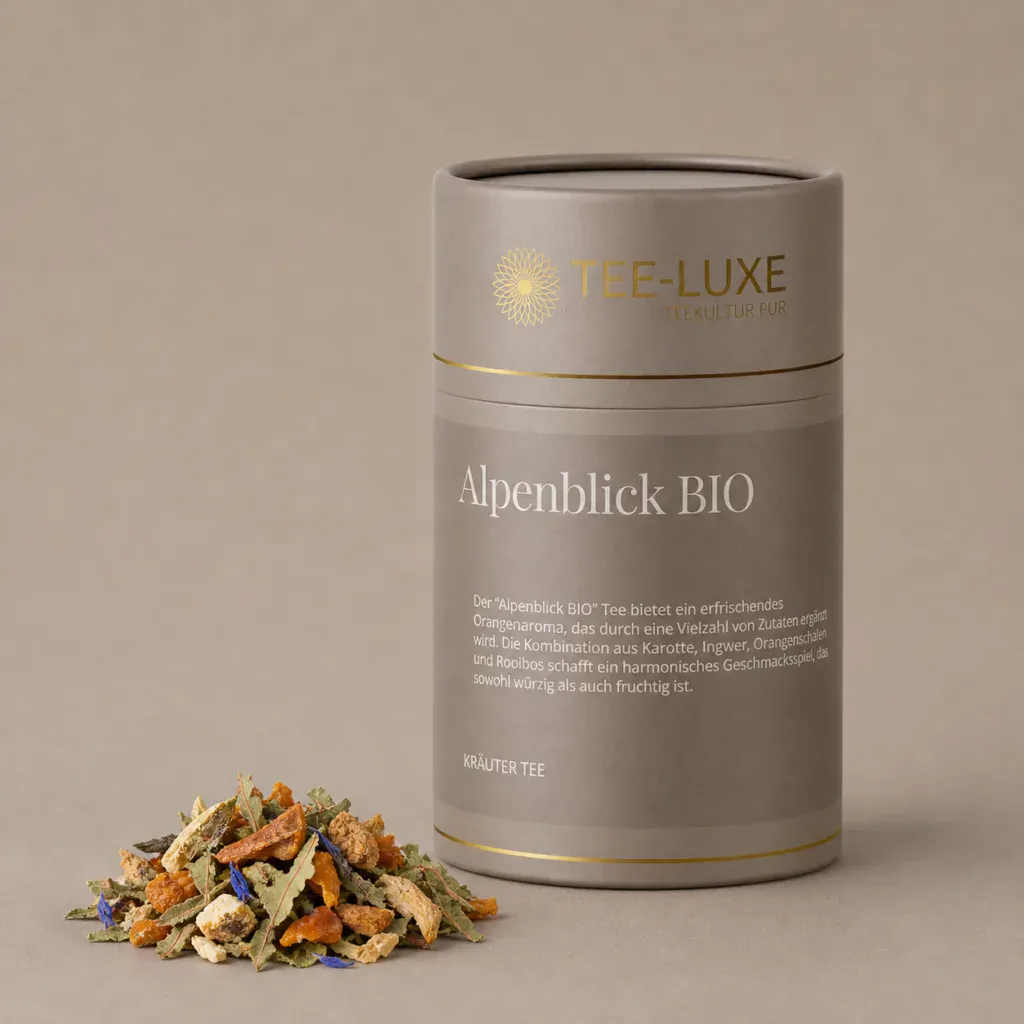 Kräuter Tee - Alpenblick BIO - 110 g - Verpackung mit losem Tee