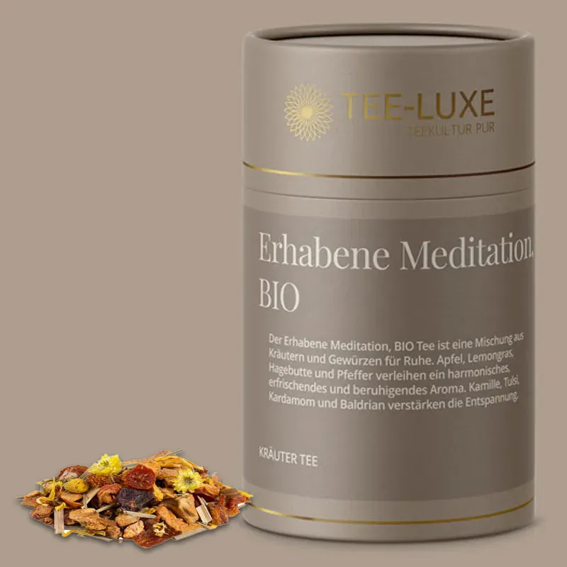 Kräuter Tee - Erhabene Meditation, BIO - 75 g - Verpackung mit losem Tee