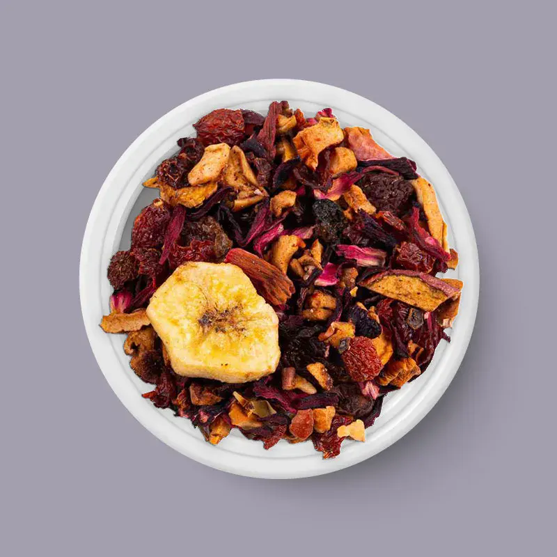 Früchte Tee - Kirsch-Bananen-Explosion - 125 g - Tee in Schale